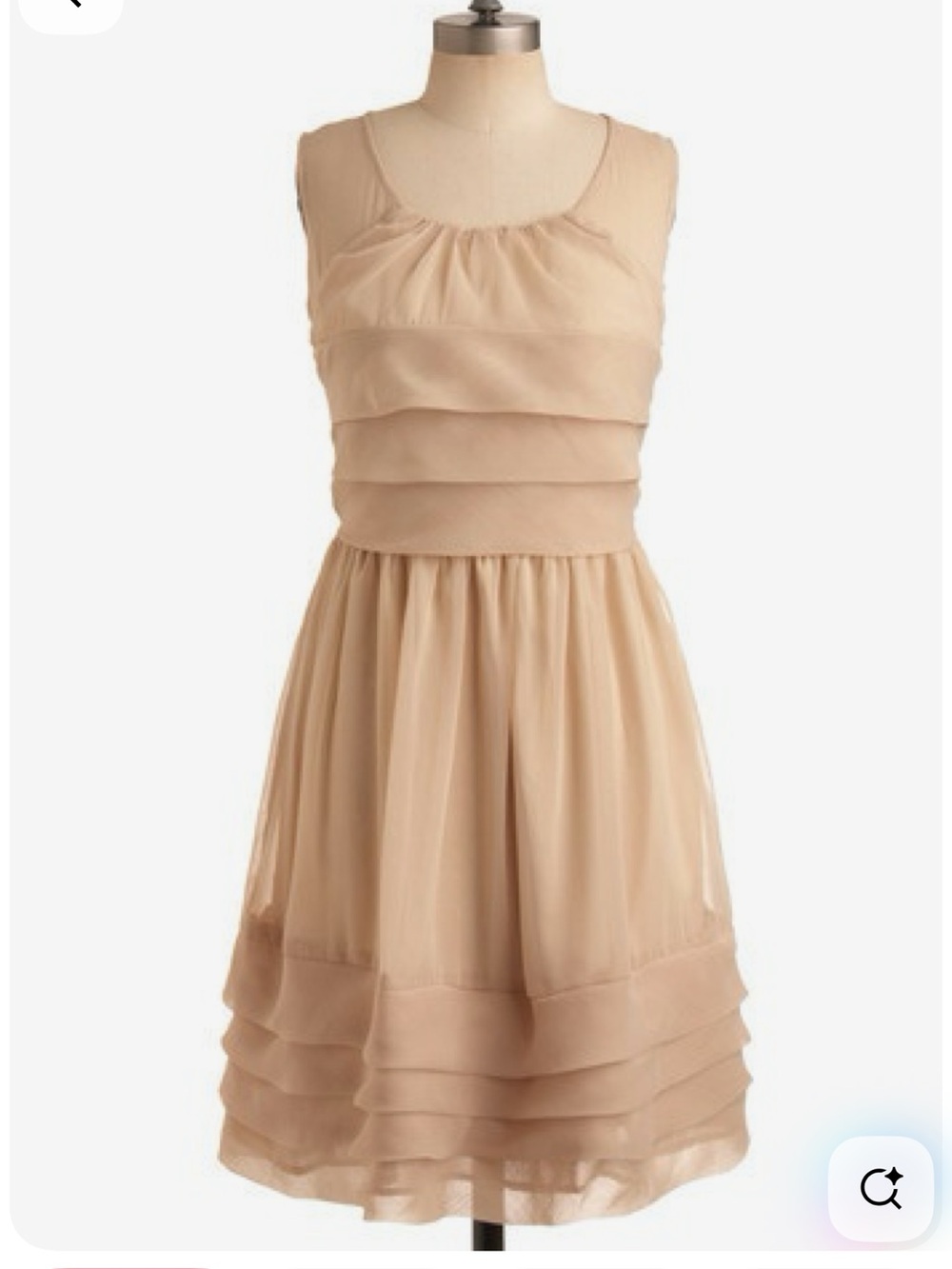 Burlapp Anthropologie Chiffon Dress MED Silk Coquette Balletcore Fairycore Tiers